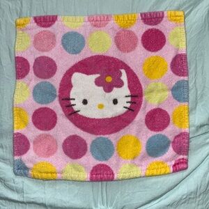 Vintage Sanrio Hello Kitty Polka Dot 2006 Hand Towel